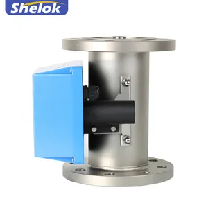 Shelok OEM قابل للتخصيص من صلب مقاوم للصدأ مقياس دوران غاز الهيدروجين والماء وثاني أكسيد الكربون وثاني أكسيد البترول وكلورين أنبوب معدني عائم مقياس تدفق دوار