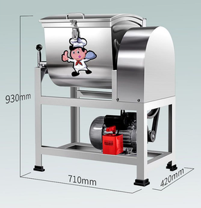 High Productivity Fully Automatic Dough <b>Mixer</b> Stainless Steel <b>Bread</b> Steamed Buns Noodles for Flour Material New - Product Image 2