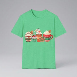 Apparels Offers Stylish Quick Dry Men's <b>T</b>-<b>Shirts</b> <b>Christmas</b> Theme Printed Light Knitted 100% Polyester Wholesale Supply - Product Image 2