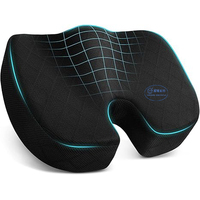 Coussin de siège de chaise de soulagement de douleur de dos de coussin de bureau de mousse de mémoire
