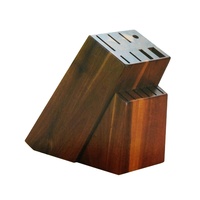 Amazon Top Vente 14 Fente d'acacia bloc de couteau en bois