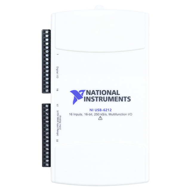 NI USB-6212 M Series DAQ 16AI 2AO 400kS/s Bus-Powered Multifunction I/O DeviceNI