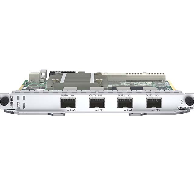 Enterprise Router NE8000 M4 M6 M8 M14 03034PJH	CR8D00E4YFC0	4-Port 25GE(SFP28)/10GE(SFP+) MACsec Physical Interface Card (PIC)