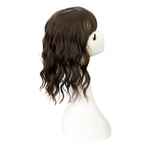 Extensiones de Cabello Pre-Adheridas <span class=keywords><strong>SHEIN</strong></span> para Mujer, Cubre las Canas, Aporta Volumen, Topper para Cabello Corto, Liso, Resistente a Altas Temperaturas - Product Image 5