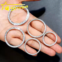 Vente Chaude Lunette de Montre 36mm/41mm/26mm/31mm/34mm Sertie Iced Out Moissanite VVS pour Montres, Grand Stock Prêt à Expédier