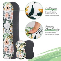 Repose-poignet ergonomique pour clavier, tapis de souris personnalisé, motif floral, tapis de souris pour jeux, tapis de bureau pour PC, gamer personnalisé pour le bureau et la maison