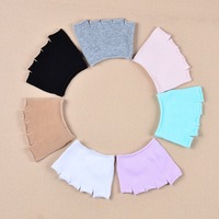 Chaussettes invisibles en nylon et coton à cinq doigts pour femme, pour l'avant-pied et la talon, automne/printemps/été