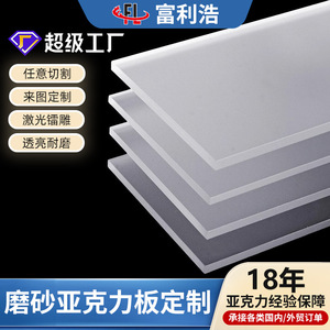 Plaque acrylique givrée Fuli Hiro, épaisseur 1-100 mm, dimensions sur mesure pour gravure et découpe laser - Product Image 2