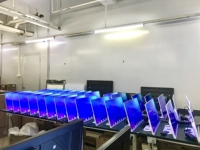 Pantalla Electrónica de Menú de Autoservicio para Restaurantes de 21.5 Pulgadas, Señalización Digital LCD con Animación de Texto, Montaje en Suelo, OEM, 1 Año de Garantía Completa