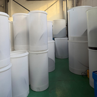 Adoucisseur d'eau alternatif duplex haute efficacité avec PLC et boîte de vitesses - Débit continu avec réservoir de résine et bac à sel, garantie 1 an