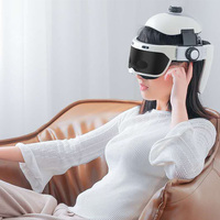 Integriertes Kopf- und Augen-Massagegerät Elektrischer Wärme-Luftdruck-Vibrations-Helm Kopfhaut-Massagegerät
