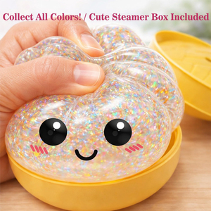Custom Steamed Stuffed Bun Dumpling Stress <b>Balls</b> AdultsTPR <b>Squeeze</b> Sensory Hand Toy for Anxiety Novelty Food Gift - Product Image 1