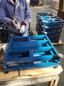 Approbation CE OIML Ntep 450x600mm 50kg 100kg 150kg 300kg <span class=keywords><strong>Balance</strong></span> de banc de plate-forme numérique de pesage industriel électronique - Product Image 2