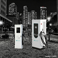 Station de recharge rapide CC commerciale ANT de 160 kW à 480 kW, 4 prises, allocation de puissance matricielle pour hub public