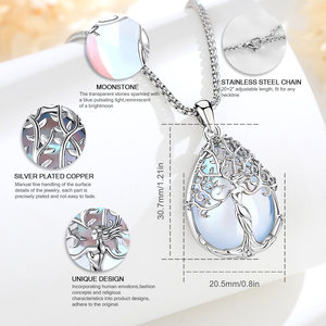 Collar <span class=keywords><strong>de</strong></span> Piedras Naturales Curativas Merryshine, Árbol <span class=keywords><strong>de</strong></span> la Vida, Joyería Fina <span class=keywords><strong>de</strong></span> Cristal, Collar <span class=keywords><strong>de</strong></span> Malaquita, Amuleto Energético, Colgante <span class=keywords><strong>de</strong></span> Joyería - Product Image 6