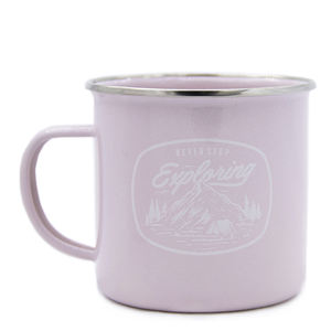 Tazas de <span class=keywords><strong>Esmalte</strong></span> de Color de Grado Alimenticio de 350 ml, Tazas Seguras para Café y Té, para Campamento, Senderismo, Excursionismo, con Logotipo Personalizado, Embalaje en Caja de Regalo - Product Image 4