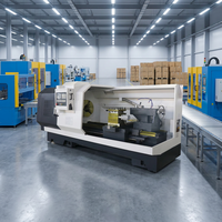 PLURTEL CK61125E Tour CNC robuste à broche unique qualité automatique avec contrôle GSK et 12 stations d'outils