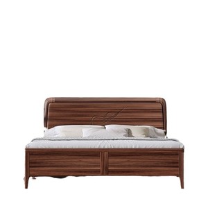 Lit en bois massif Dazhang Jiaju en bois de rose, 1,8 m, avec rangement, lit double, mobilier de chambre moderne et minimaliste - Product Image 5