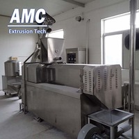 Machine à snacks fourrés au chocolat AMC, extrudeuse de snacks fourrés, machine à snacks de maïs fourrés au chocolat