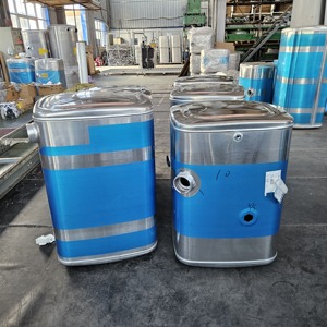 Bình nhiên liệu xe nhẹ Sinotruk Shacman loại D, dung tích 400L, 200L, 150L, chất liệu hợp kim nhôm, dùng cho Isuzu Mitsubishi - Product Image 3