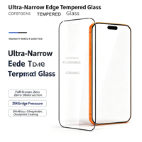 Pelindung Layar iPhone 12-18 Pro Max Berkualitas Tinggi AR+AF, Kaca Tempered 9H, Film Transparan/Privasi, Kit untuk Film Ponsel iPhone