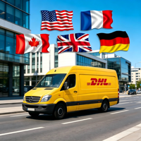 Layanan Logistik Ekspres Murah DDP Door to Door Dari Cina ke Kanada Australia AS dengan Asuransi Transit 3-7 Hari UPS DHL FEDEX