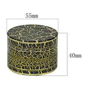 Nouveau Grinder à herbes en métal de 50 mm, motif craquelé multicolore effet fumée brisée, accessoire pour fumer - Product Image 3