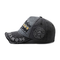 Gorra de Béisbol Ajustable de 6 Paneles con Letras Bordadas Retro Lavadas para Hombre y Mujer, PVC, Combinación de Colores Indios, Personalizada, Estilo Urbano