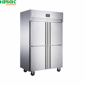 Refrigerador Comercial de Gran Capacidad Maker 900L, de Doble Sección, con Puerta de Vidrio, de Apertura Superior, para Hoteles y Restaurantes - Product Image 4