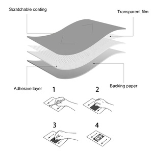 Qr Kodlu Sahteciliğe Karşı Kaplamalı Kazı Kazan Kartı Yaratıcı Gri Ödül Kazı Kazan Filmi Etiketi Şanslı Çekiliş Yapışkanlı Etiket - Product Image 5