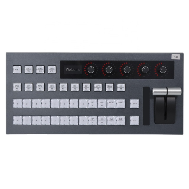 New Design Signal Resolution 1080P OBS ATEM VMix Broadcast Video Streaming Switcher Keyboard for Livestreaming