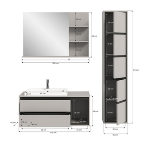 Design tedesco lavello lavello per bagno Set-X82C4B02 - Product Image 3