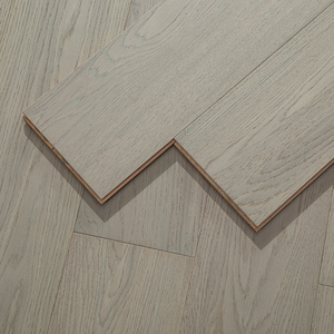 Parquet en teck multicouche FSC Craftsman Grade ABC 15mm 20mm, antimicrobien, à rainures et languettes, longueurs aléatoires larges pour les sites sportifs - Product Image 2