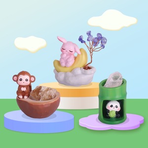 Yu Mo Sweet Dreams Every Night Blind Box Figurines en résine, figurines mignonnes de dessins animés, ornements décoratifs, cadeaux d'anniversaire - Product Image 4