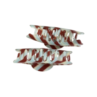 Pince à cheveux coréenne en acétate rayé marron, grande pince requin élégante de luxe à la française, accessoires minimalistes pour chignon arrière