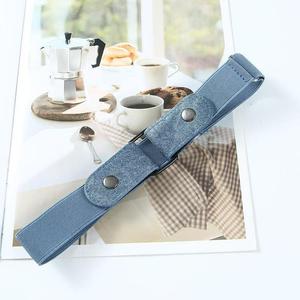 Cintura Elastica Snellente per Pantaloni in Denim da Donna con Bottone a Pressione in Ferro, Lunghezza 60-80cm - Product Image 4