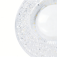 Lampes de plafond LED modernes en cristal blanc, design avec couvercle en acrylique, commande par interrupteur, pour hôtels, chambres à coucher, couloirs