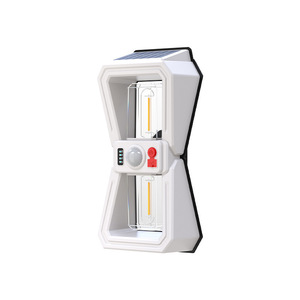 Lámpara Solar de Pared con Sensor de Movimiento, Impermeable, Recargable, Luz LED COB para Exteriores - Product Image 1