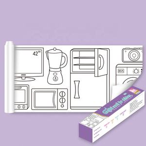 Rotolo di Carta Adesiva per Disegno per Bambini, 3m, 10m, con Stampe Cartoon, per Colorare e Dipingere Fai-<span class=keywords><strong>da</strong></span>-Te - Product Image 6