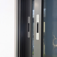 Fenêtres coulissantes modernes en aluminium à double vitrage, norme européenne, pour appartements et hôtels, avec moustiquaire et volet, Australie