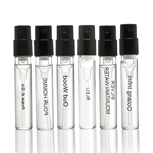 Mini Travel Parfüm Tester 2ml 3ml 5ml Glas proben fläschchen mit Bürsten kappe in Custom Box verpackt - Product Image 3