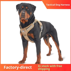 Arnés táctico de nailon duradero de alta calidad <span class=keywords><strong>para</strong></span> perros, chaleco <span class=keywords><strong>canino</strong></span> de Metal reflectante ajustable <span class=keywords><strong>para</strong></span> perros grandes, seguridad de <span class=keywords><strong>entrenamiento</strong></span> al aire libre - Product Image 2