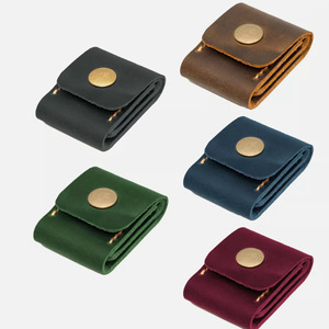 Estuche para tarjetas SD transfronterizo, protector de tarjetas SIM para teléfono móvil, bolsa de almacenamiento para tarjetas de memoria de cámara, funda multifuncional de cuero PU - Product Image 1