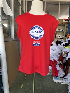 Venta caliente 100% Poliéster Moda Mans Gym Wear Chaleco personalizado con control de calidad y teñido saludable - Product Image 3