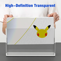 Boîte de collection Super Premium pour cartes Pokémon en acrylique résistant aux UV avec protection magnétique
