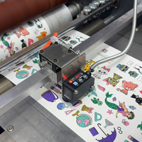 Plotter de Corte Láser de Etiquetas de Dióxido de Carbono Digital Profesional Darui J5 de Alta Velocidad, 50 m/min, Ancho de Alimentación de Material de 330 mm