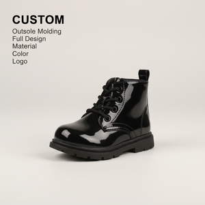 <span class=keywords><strong>Botas</strong></span> <span class=keywords><strong>para</strong></span> Niños al por Mayor, Personalizadas OEM, <span class=keywords><strong>de</strong></span> Piel Sintética con Cordones y Cremallera Lateral, <span class=keywords><strong>Botas</strong></span> <span class=keywords><strong>de</strong></span> Invierno Casuales <span class=keywords><strong>para</strong></span> <span class=keywords><strong>Niñas</strong></span> y Niños - Product Image 1