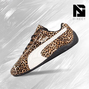 Zapatillas Puma Wmns Speedcat Leopard 'Black Warm White' para caminar, con punta redonda, con cordones, transpirables, para todas las estaciones - Product Image 1
