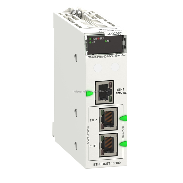 Modicon X80 PLC BMENOC0301 Network Module, Modicon M580, Ethernet IP/Modbus TCP 100% New Orginal