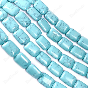 Mới Đến Đá Quý Hình Chữ Nhật Hạt Lỏng Lẻo, Turquoise Thạch Anh Nhiều Vật Liệu Hình Chữ Nhật Đá Hạt Cho DIY Đồ Trang Sức Làm - Product Image 2